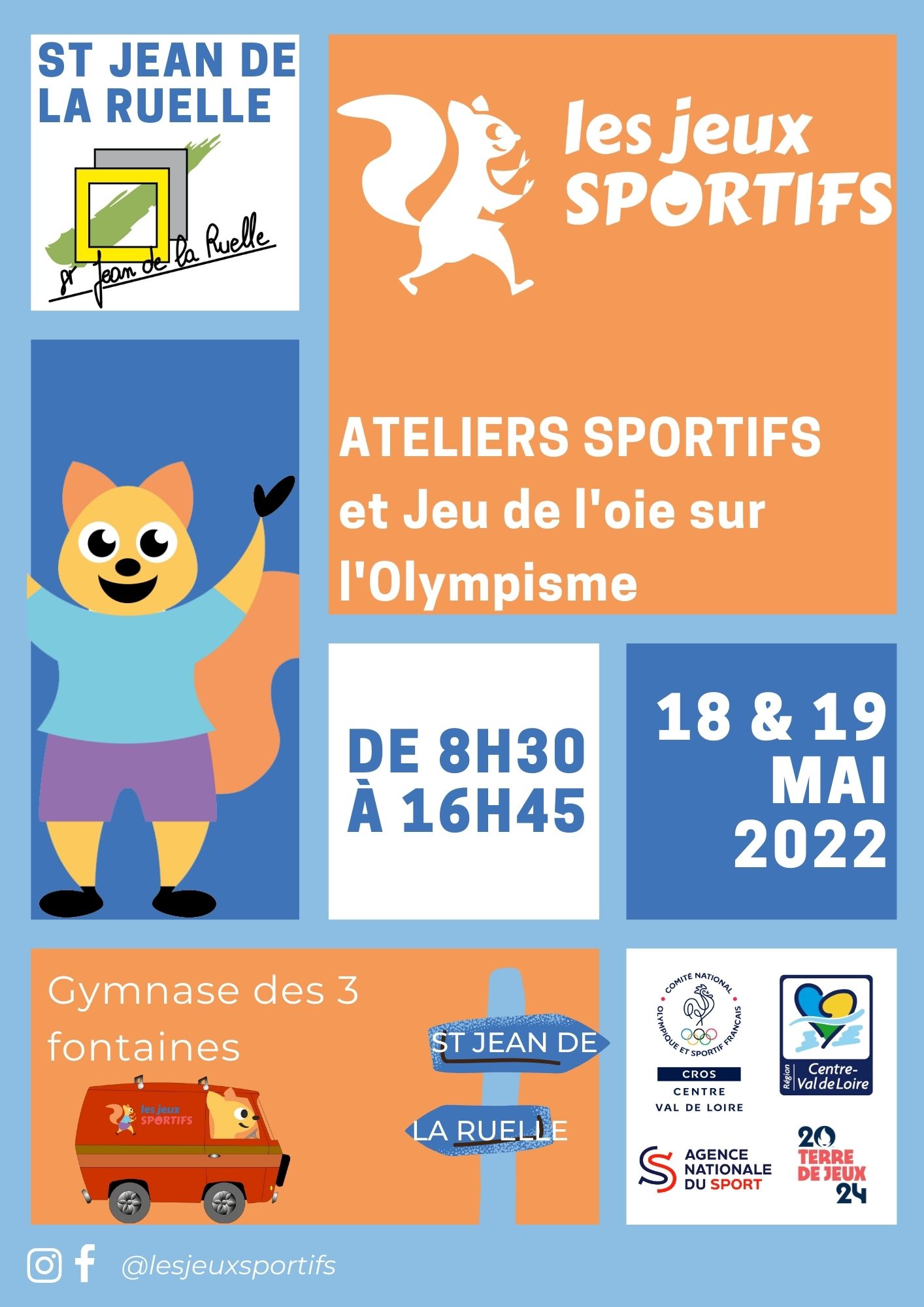 <span class=s0>Les Jeux Sportifs font escale  Saint-Jean-de-la-Ruelle</span>