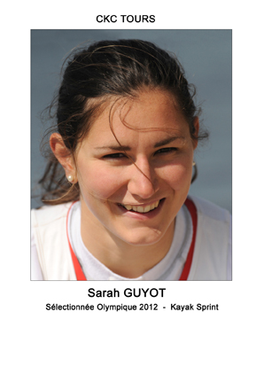 Sarah GUYOT K4 500m - guyot